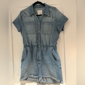Denim romper
